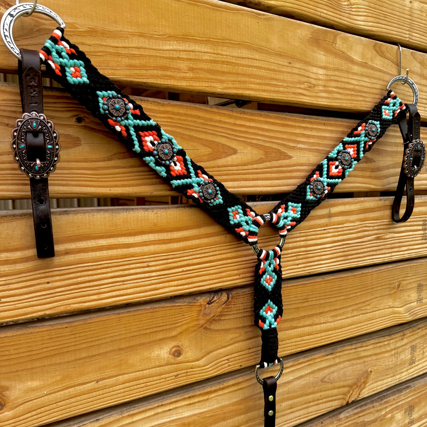 The Tibbie - Black, Orange, Natural, Caribbean Sea
