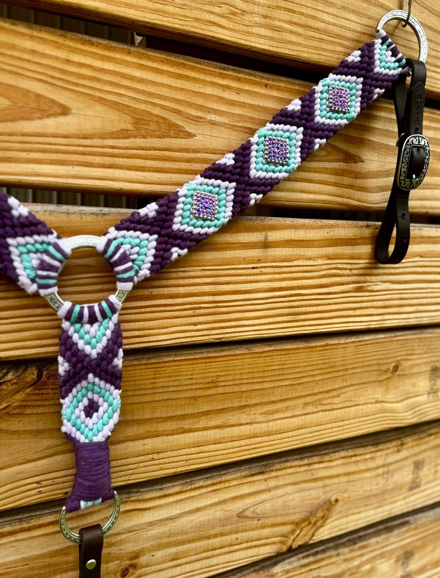 The Liza - Damson, Lilac, Caribbean Sea