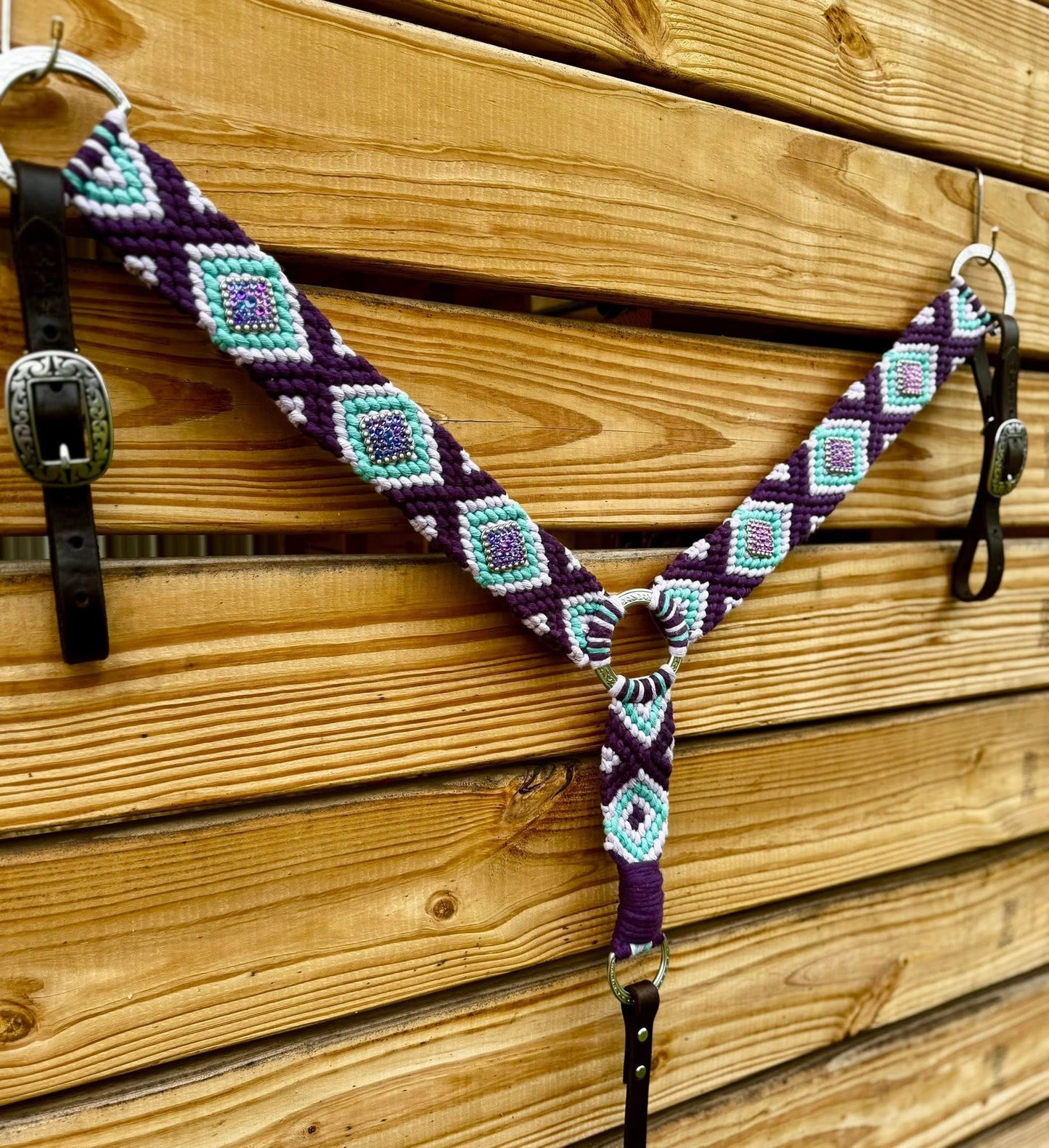The Liza - Damson, Lilac, Caribbean Sea