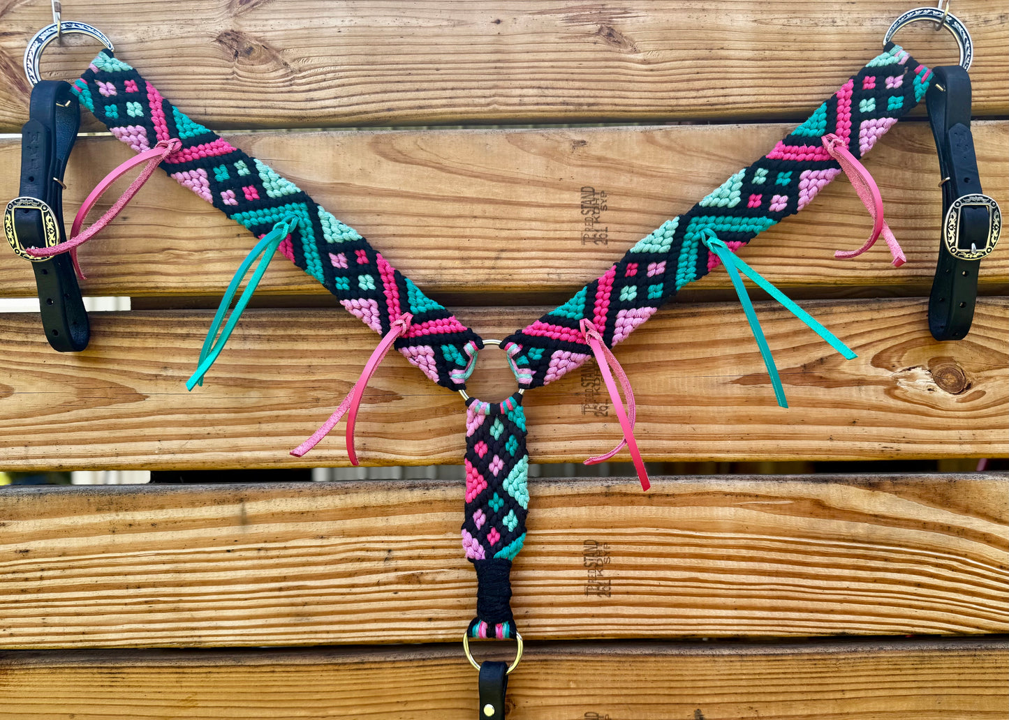 The Katniss - Black, Emerald, Caribbean Sea, Fuchsia, Lilac Pink