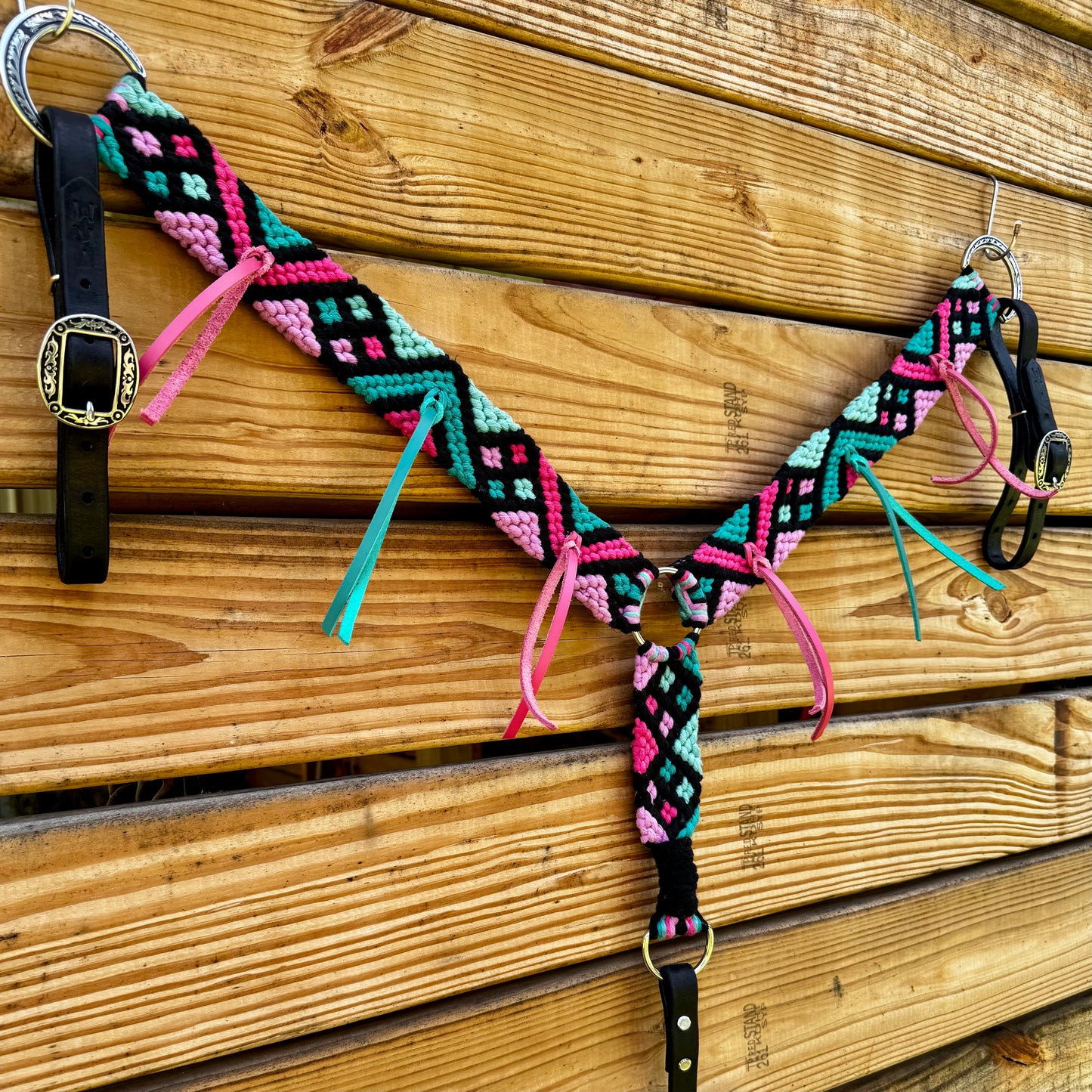 The Katniss - Black, Emerald, Caribbean Sea, Fuchsia, Lilac Pink