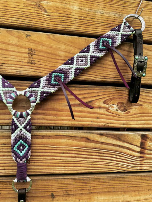 The Fiesta - Damson, Lavender, Lilac, Caribbean Sea, Mint