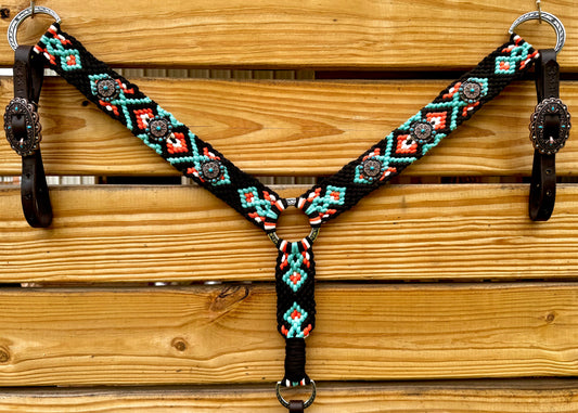 The Tibbie - Black, Orange, Natural, Caribbean Sea