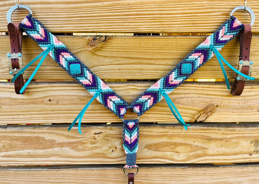 The Ace - Caribbean Sea, Coral, Royal Purple, Steel Gray, Natural