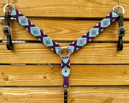 The Liza - Damson, Lilac, Caribbean Sea