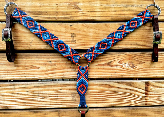 The Fiesta - Midnight, Royal Blue, Azure, Orange