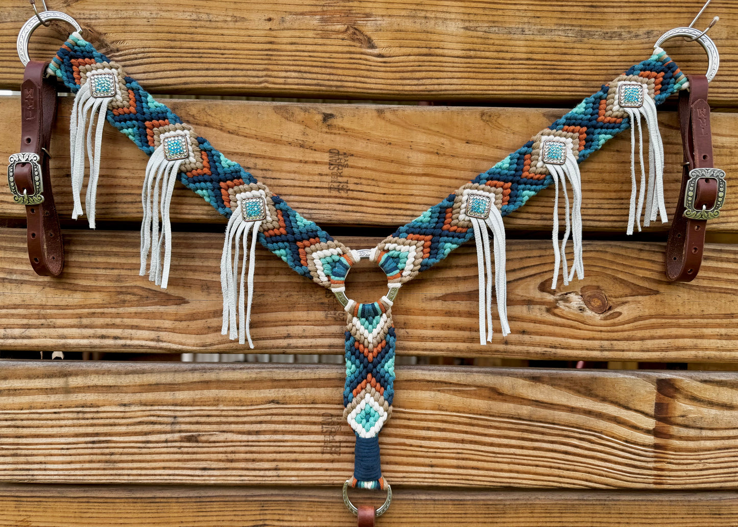 The Missy - Peacock, Ocean Teal, Caribbean Sea, Copper, Sand, Natural