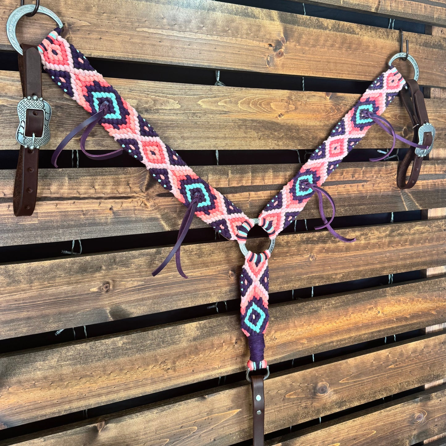 The Fiesta - Dark Coral, Coral, Ballet Pink, Damson, Mint